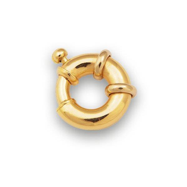gold spring ring clasp