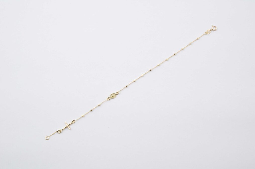 Bracciale Rosario in oro - arte sacra - gioielli religiosi